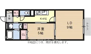 パストラル川名【1階】の間取り