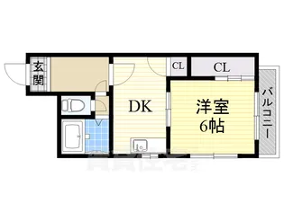 ラウレア茨木【3階】の間取り