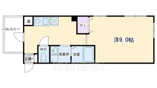 清風ハイツ【3階】の間取り