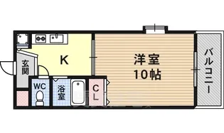 ハイツブリックス【3階】の間取り