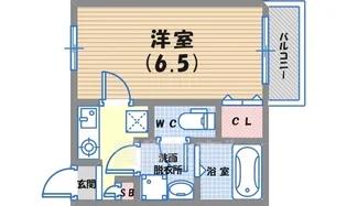 メイプル津門【2階】の間取り