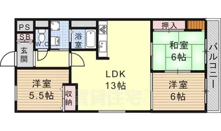 エルブリッジ1【2階】の間取り