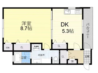 ノースコート北口【2階】の間取り
