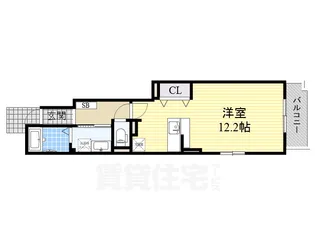 大阪府堺市堺区緑町1丁【アパート】の間取り