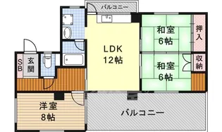 末広ビル【3階】の間取り