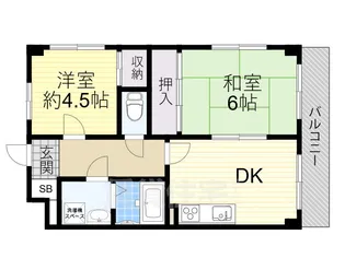 グリーンコーポ【3階】の間取り