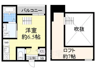 大阪府堺市堺区賑町2丁【アパート】の間取り