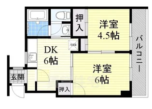 電気館ビル アポロハイツ【3階】の間取り