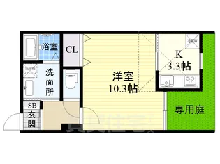 Massimo関目【1階】の間取り