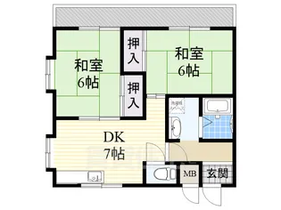 大塚チェリーハイツエイト【3階】の間取り