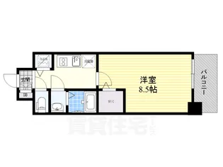 プレサンスジェネ鶴舞【4階】の間取り