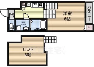 ヴィオラ大幸【2階】の間取り