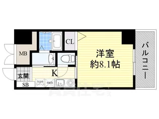 ISM金山【8階】の間取り
