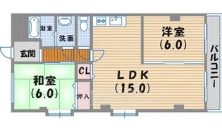 甲東ライフ【2階】の間取り