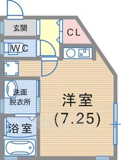 ERコート楠町2【1階】の間取り