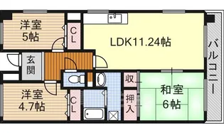 あおいマンション【2階】の間取り