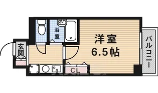 エスリード三宮フラワーロード【12階】の間取り