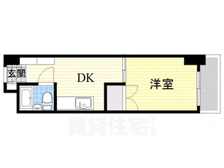 東三国グランドハイツ北【3階】の間取り