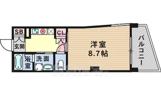 CITY SPIRE美章園【1階】の間取り