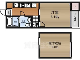 ヴェリテール本陣【2階】の間取り