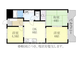 白砂ヒルズ【403号室】の間取り