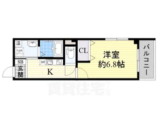 IF柴島【2階】の間取り