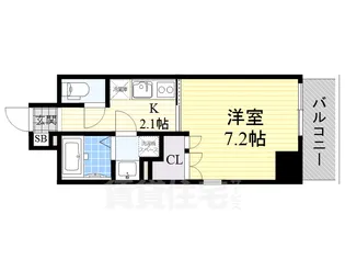 プレミアム黒川【8階】の間取り