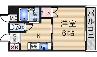 ツカハイツかずた【2階】の間取り