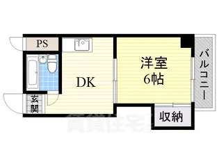 レクシア西中島3【8階】の間取り