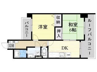 メゾンソワール【5階】の間取り