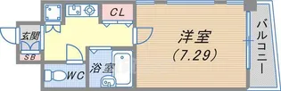 ランドマークシティ神戸西元町【3階】の間取り