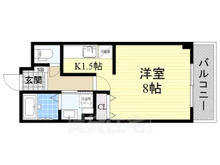 1Rの間取り画像