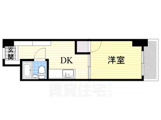 東三国グランドハイツ北【6階】の間取り