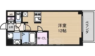 プレサンスジェネ千種内山【6階】の間取り