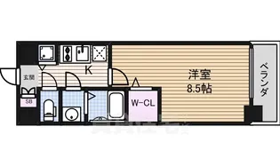 プレサンスジェネ鶴舞【2階】の間取り