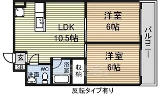 H・I ビル【3階】の間取り