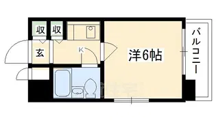 スペリオン四条烏丸【2階】の間取り