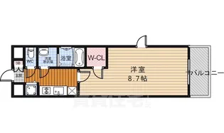 「プレサンス京都鴨川」【2階】の間取り