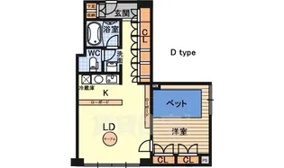 メゾン淀川【8階】の間取り