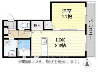 Ju Ju【3階】の間取り