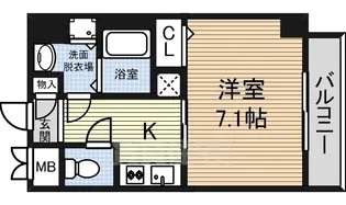 プランドール名駅【2階】の間取り