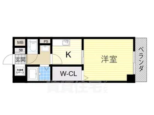 フローライト蛍池【7階】の間取り