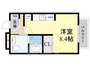ライブコート丸の内【4階】の間取り