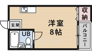 パークサイド矢田【3階】の間取り