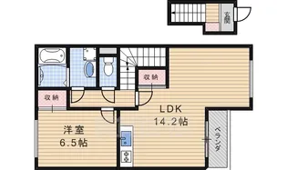 津田くにみ谷’08【1階】の間取り