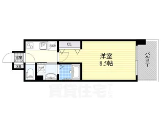 セレニティー大須【4階】の間取り