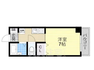 大阪府茨木市宮元町【マンション】の間取り