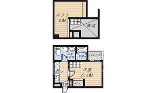 LA BUONA STELLA深草(ラヴォナステラフカクサ)【2階】の間取り