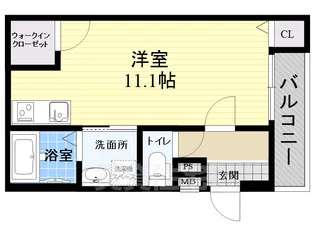 フジパレス出屋敷Ⅲ番館【1階】の間取り