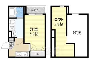 ブランジーノ立花【2階】の間取り